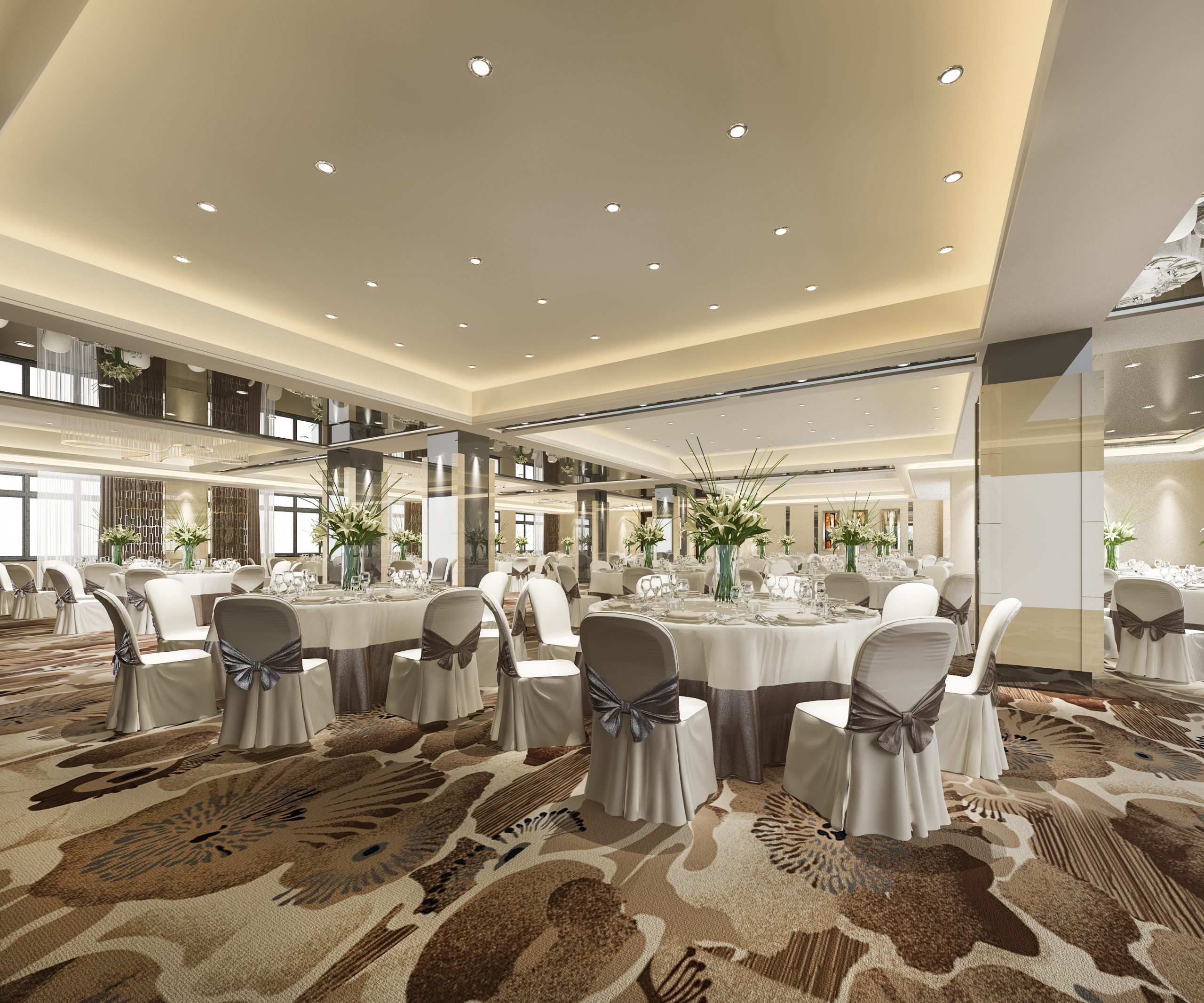 3d rendering seminar meeting banquet hall room scaled
